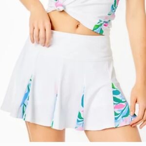 Lilly Pulitzer Luxletic Cassata Skort, Size XXS, Resort White